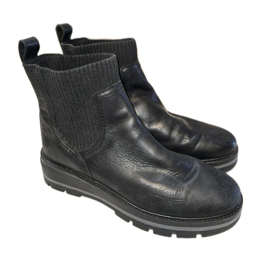 Timberland Cervinia Valley Chelsea Lug Sole Boots Women's US 10 EU 41.5 Leather